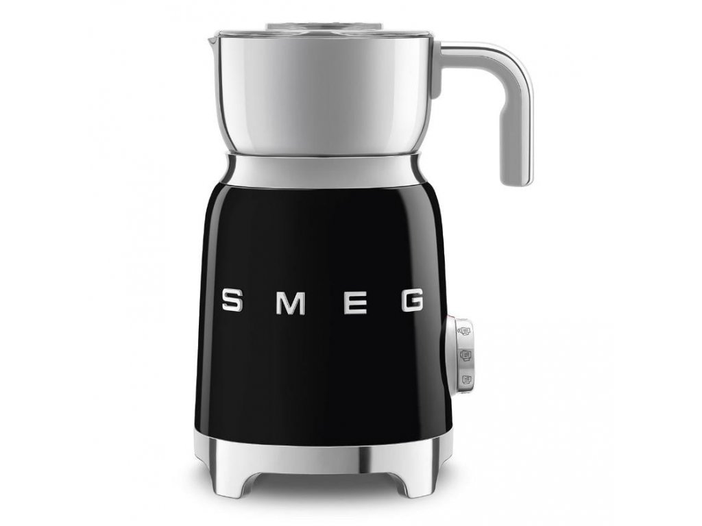 SMEG 50's Retro Style šľahač mlieka čierna MFF11BLEU