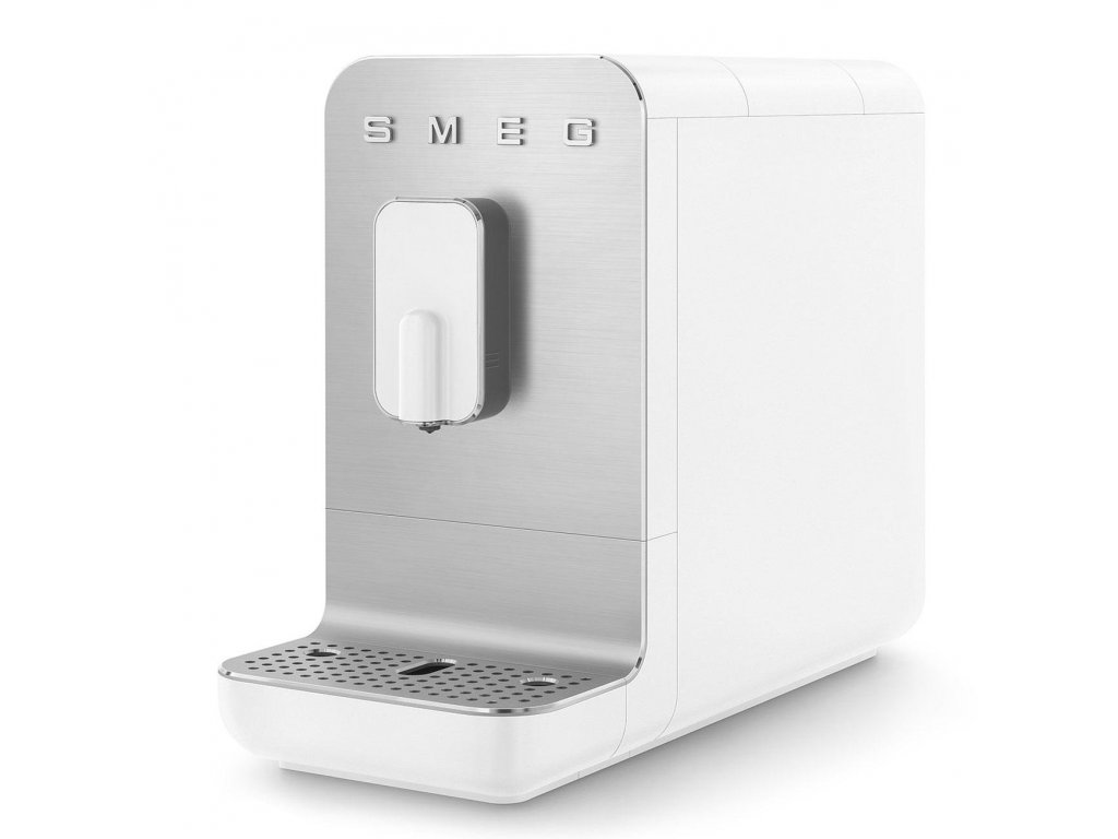 SMEG 50's Retro Style automatický kávovar na espresso matná biela BCC01WHMEU