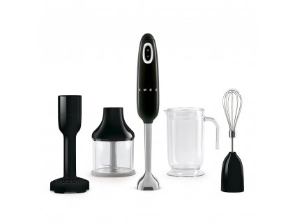 smeg rucny mixer s prislusenstvom HBF02BLEU cierna