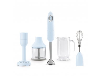 smeg rucny mixer s prislusenstvom HBF02PBEU pastelovo modra