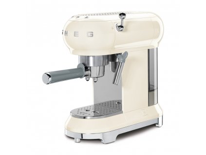 smeg pakovy espresso kavovar kremova ECF01CREU