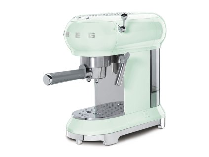 smeg pakovy espresso kavovar pastelovo zelena ECF01PGEU 7