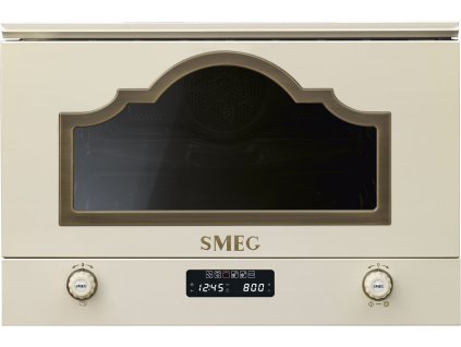 vstavana mikrovlnna rura smeg cortina MP722PO kremova