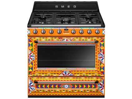 SMEG Dolce&Gabbana plynový sporák TR90DGCD9 mix + 5 ročná záruka zdarma