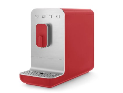 SMEG 50's Retro Style automatický kávovar na espresso matná červená BCC01RDMEU