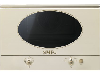 vstavana mikrovlnna rura smeg MP822NPO kremova