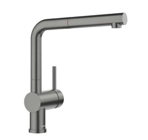 Kuchynská drezová batéria BLANCO Linus-S - so sprškou Farba: satin dark steel
