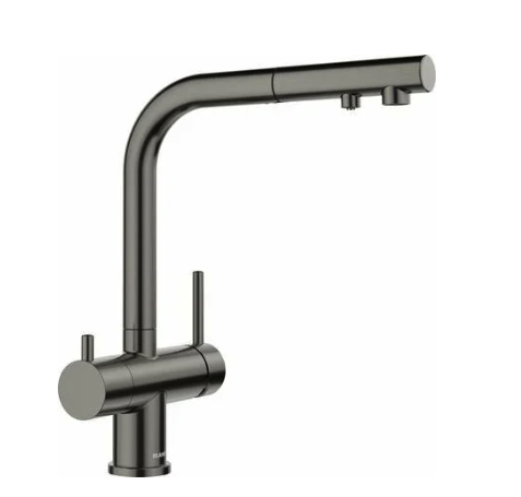 Kuchynská drezová batéria BLANCO Fontas-S II - so sprškou Farba: satin dark steel