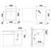 3 kuchynsky drez blanco dana 45 nerez technicky list