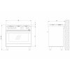LOFRA Venezia kombinovaný sporák PG96WMFT-AEO